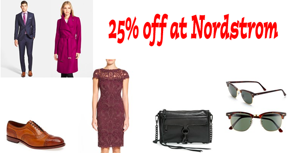 25% off 1000's of Items at Nordstrom - Coupons 4 Utah