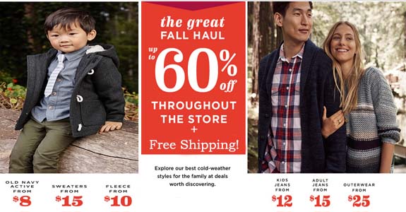 Old Navy: Free Shipping  30% Off Clearance - Coupons 4 Utah