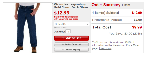 Wrangler Jeans $ at Target - As low as $ Online | Coupons 4 Utah