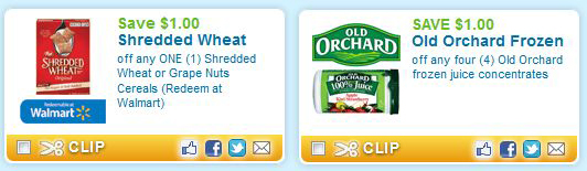 Old Orchard, Shredded Wheat