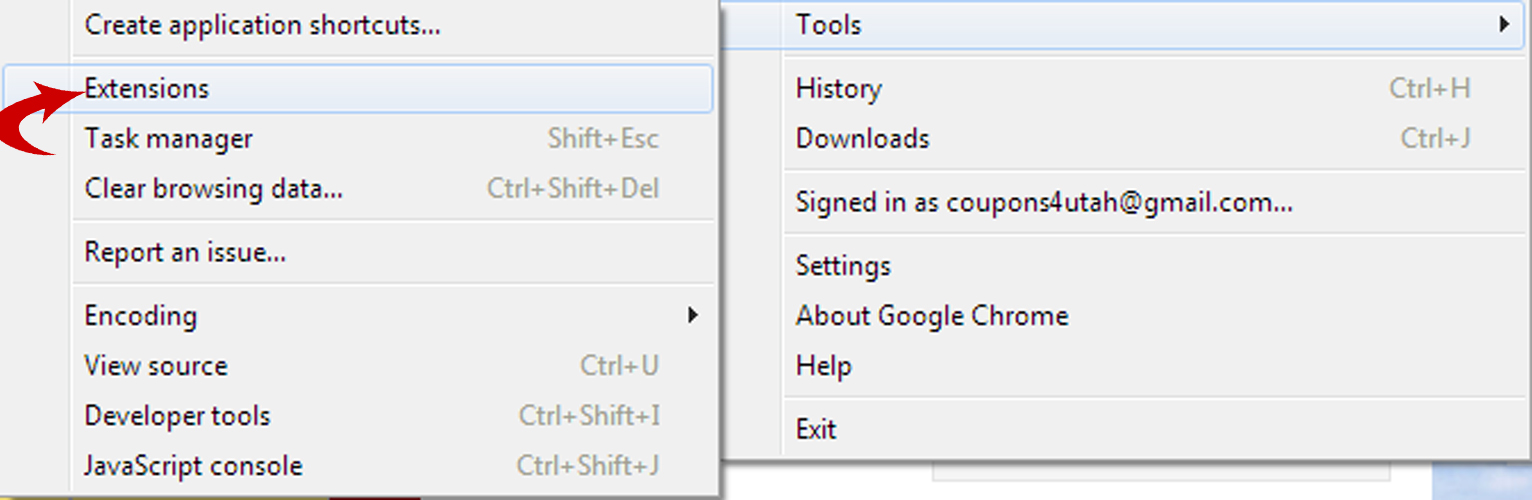 how to get rid of history on google chrome homepage