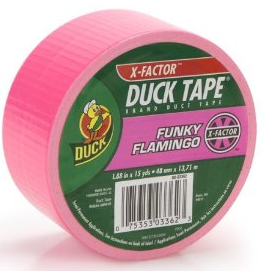 Amazon.com  Duck Brand 868088 X Factor Neon Colored Duct Tape  Funky Flamingo  1.88 Inch by 15 Yards  Single Roll  Home Improvement