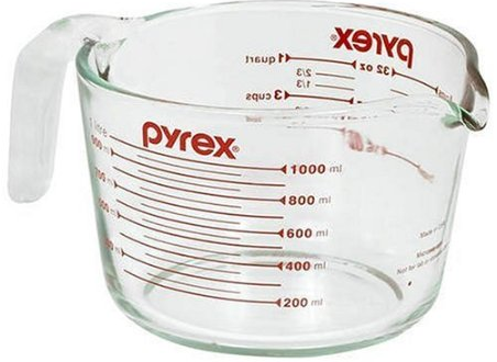 Amazon.com  Pyrex Prepware 2 Cup Measuring Cup  Clear with Red Measurements  Kitchen   Dining