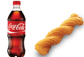 coke and churro