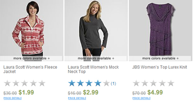 Sears women's shop clothing clearance