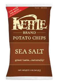 Kettle Brand potato chips sea salt