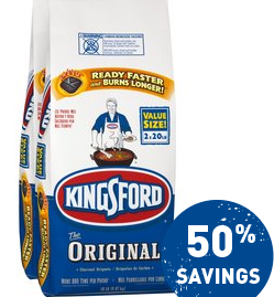 Shop Kingsford 2 Pack 40 lbs Charcoal Briquettes at Lowes.com