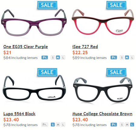 Glasses USA: 75% off Frame Sale | Coupons 4 Utah