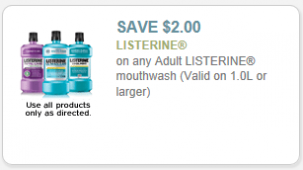 listerine coupon