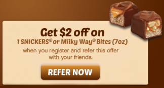 snickers bites coupon