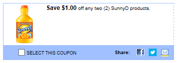 sunny d coupon