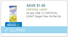 crystal light coupon