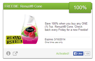 Renuzit coupon