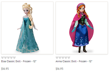 frozen dolls