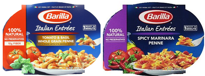 barilla entrees