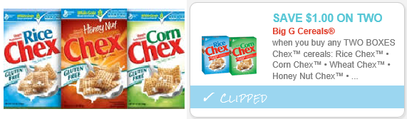 chex cereal