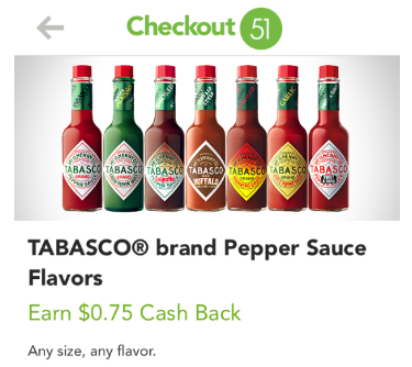 tabasco checkout