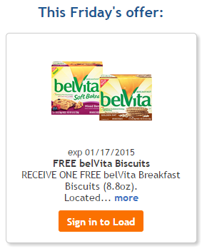 belvita freebie