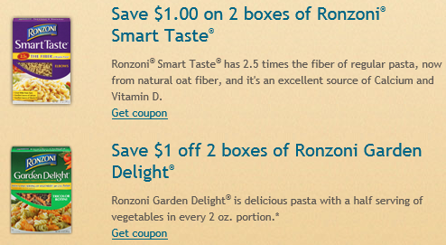 ronzoni coupons