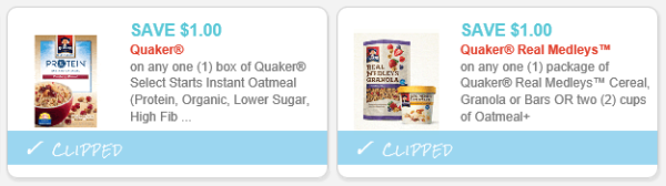 quaker coupons