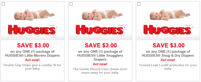 3 dollar huggies