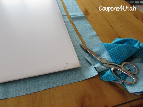 DIY Fabric Covered Bulletin Board - Coupons4Utah