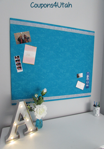 DIY Fabric Covered Bulletin Board - Coupons4Utah