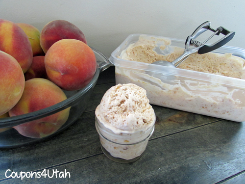 Peaches and Cream Ice Cream - Coupons4Utah