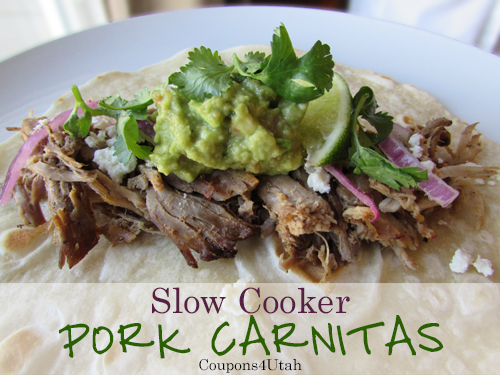 Slow Cooker Pork Carnitas - Coupons4Utah