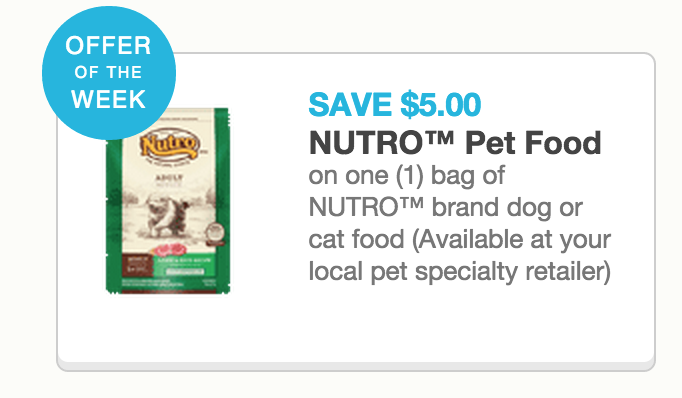 nutro cat food coupon