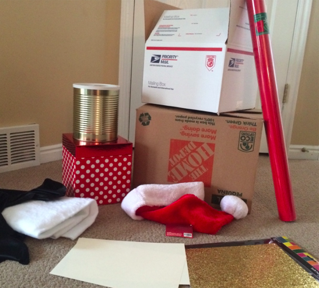 Santa in the box 1