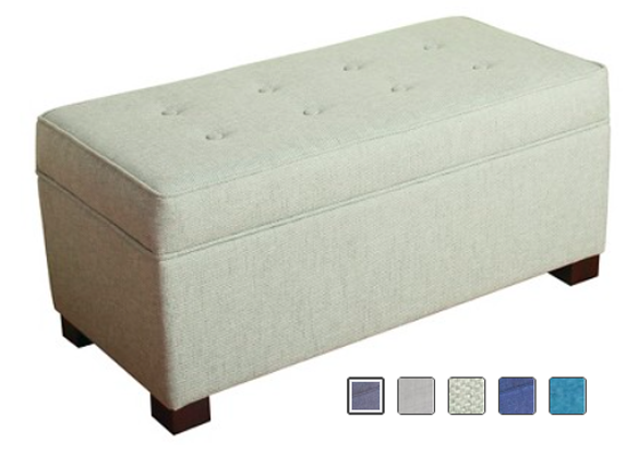 Storage Ottoman for foot of bed