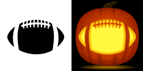 football-pumpkin-stencil