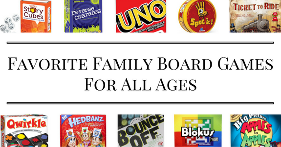 10 Favorite Family Board Games for all ages - Coupons4Utah