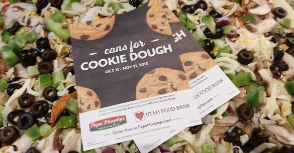 Free Cookie Dough at Papa Murphy's with Donation | Coupons 4 Utah