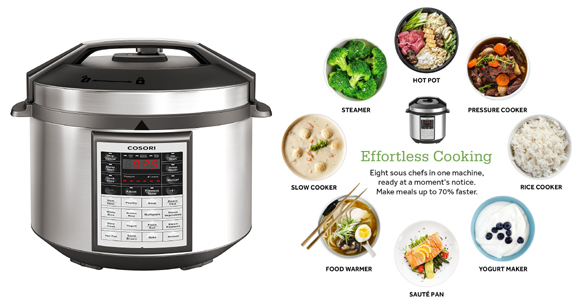 Cosori Premium 8-in-1 Programmable Multi Cooker $59.99 (reg. $80 ...